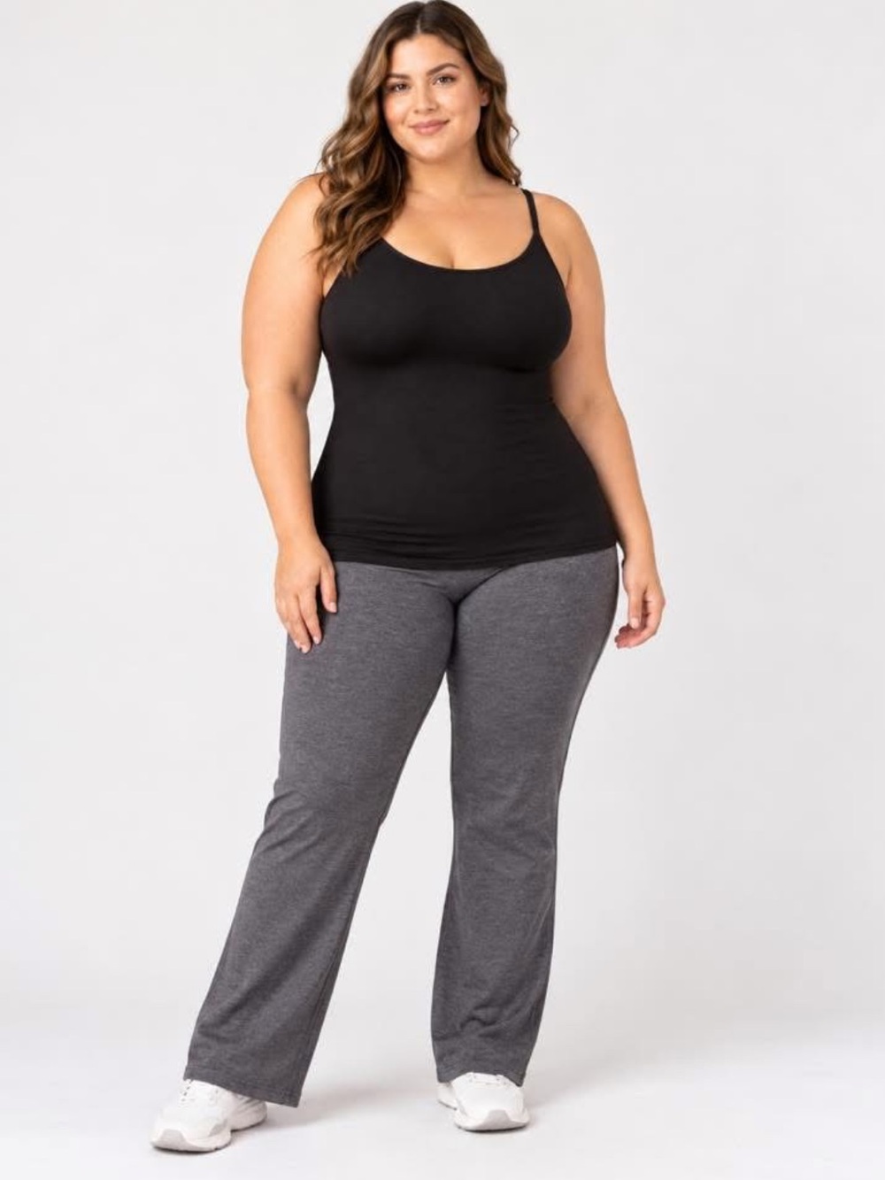 Shapermint Essentials Sculpting Shapewear Cami Top Layering Black Size 2XL